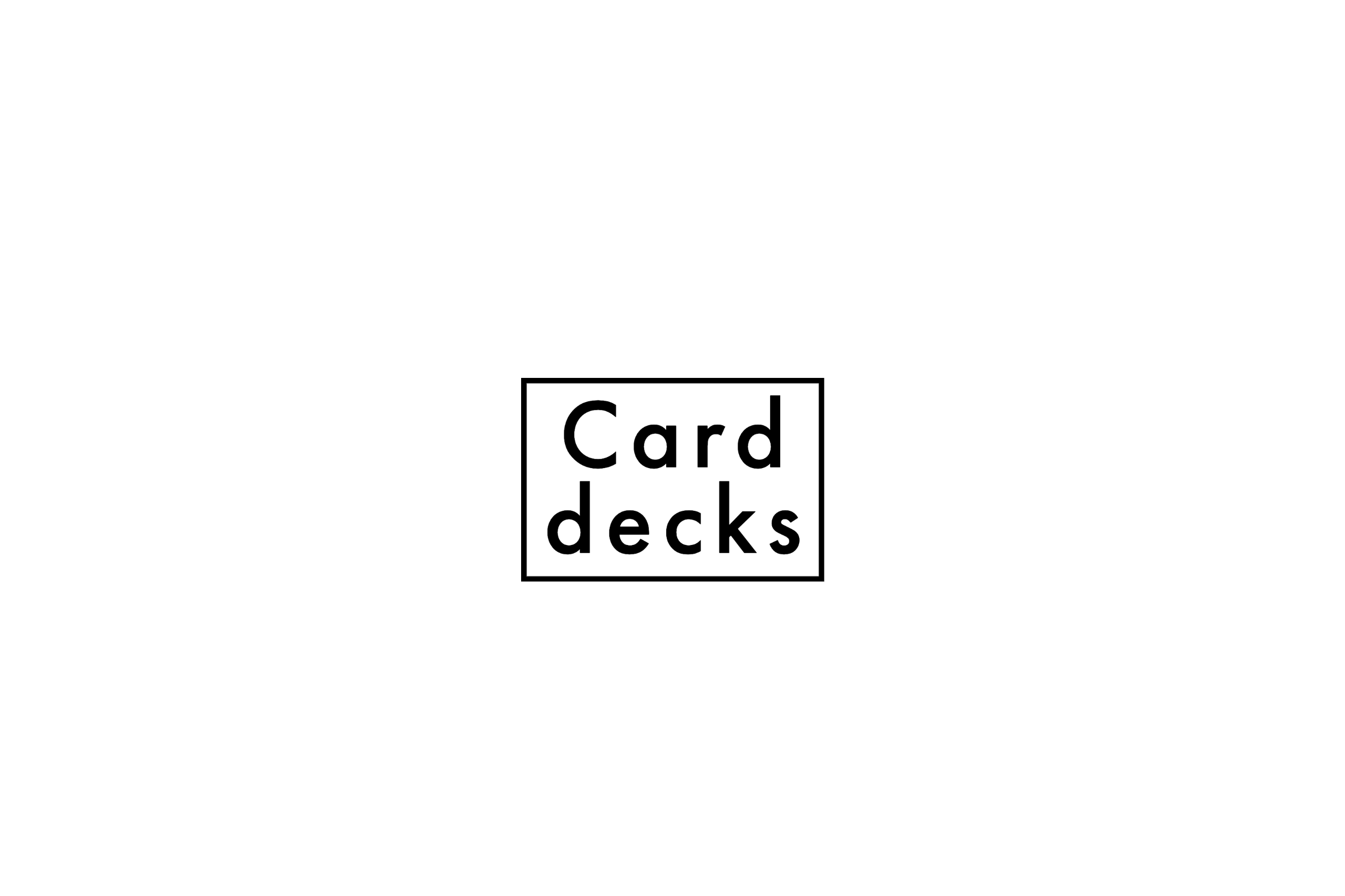 Card decks