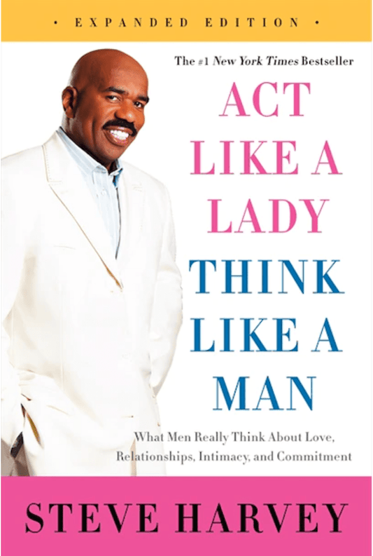 LibrairieRacines Act like a lady think like a man : what men really think about love, relationships, intimacy and commitment by steve harvey