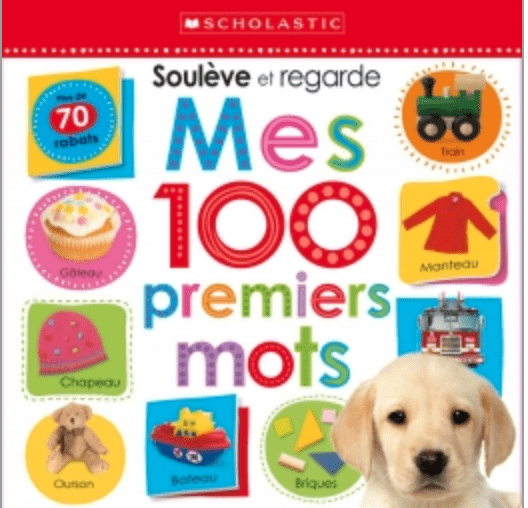 LibrairieRacines Apprendre avec Scholastic : Soulève et regarde : Mes 100 premiers mots