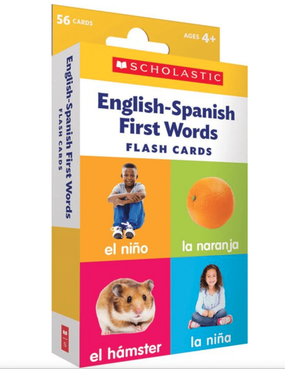 LibrairieRacines ENGLISH - SPANISH FIRST WORDS FLASH CARDS