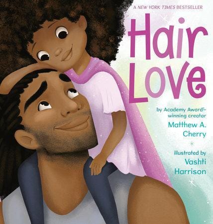 LibrairieRacines Hair love By MATTHEW A. CHERRY Illustrated by VASHTI HARRISON