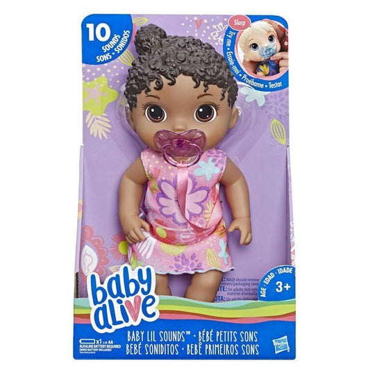 LibrairieRacines Poupée - Baby Alive Baby Lil Sounds: Interactive Baby Doll